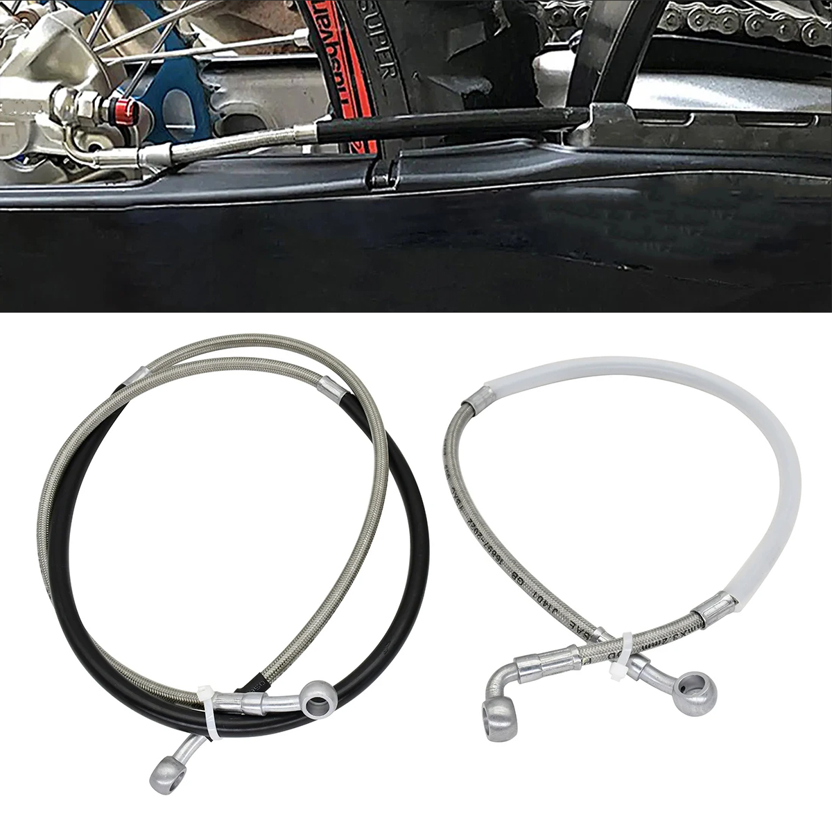 Motorcycle Brake Cable - Motorfiets Voor- of Achterremolieslang Voor KTM