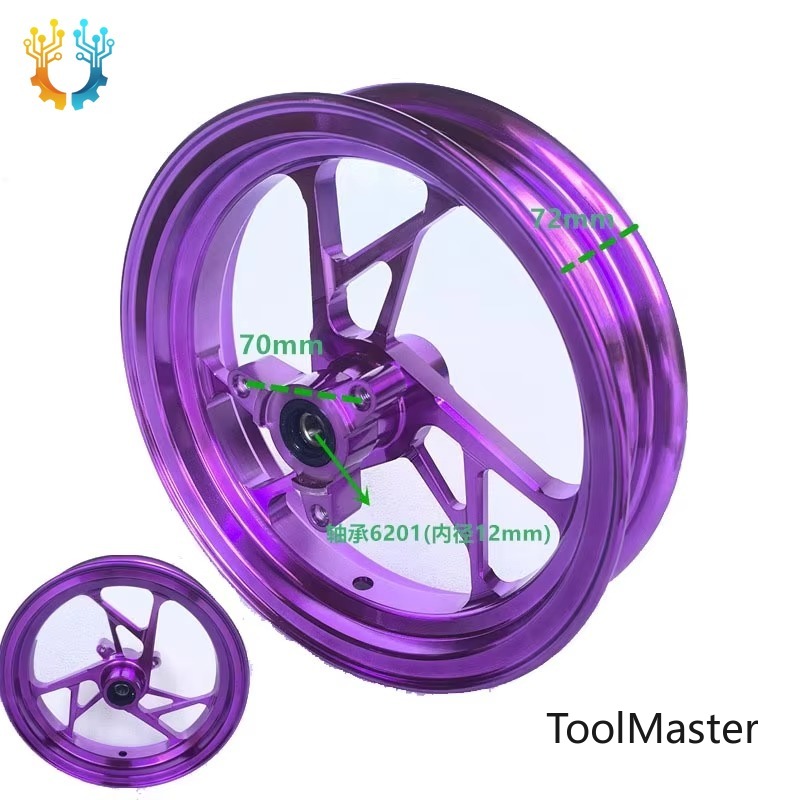 Brake Disc Motorcycle - 【2026】Universele 10*2.15 motorfiets schijfrem aluminium voorwielvelgen