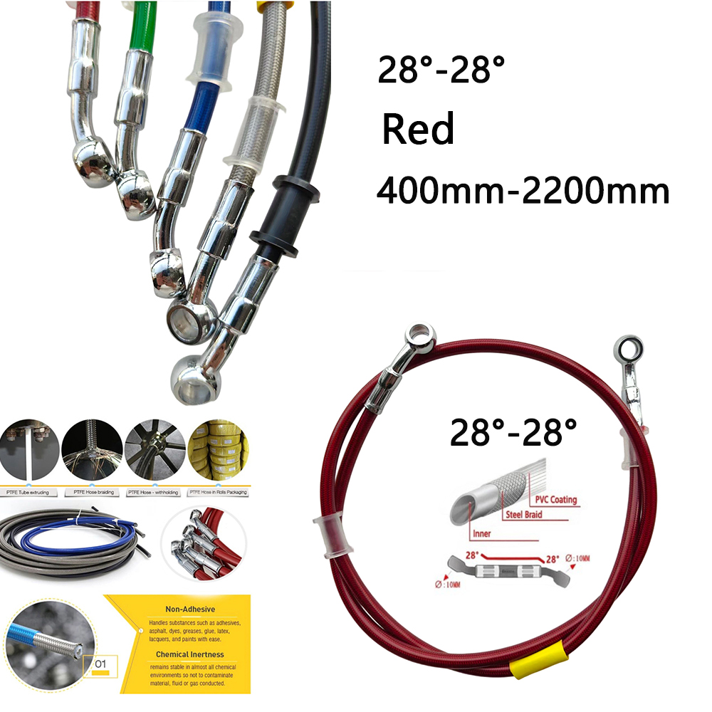 28-28 Rode Universele Motorfie - Motorcycle Brake Cable recensie en prijs